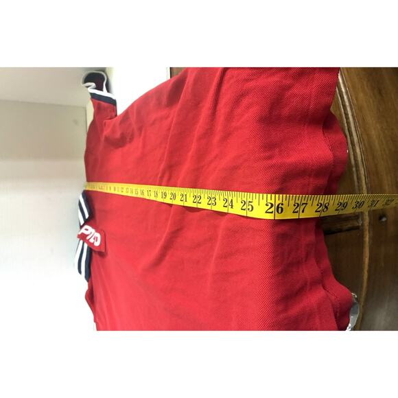 Polo Ralph Lauren Slim Fit Red Striped Mesh Polo (Men’s L) - Picture 12 of 12